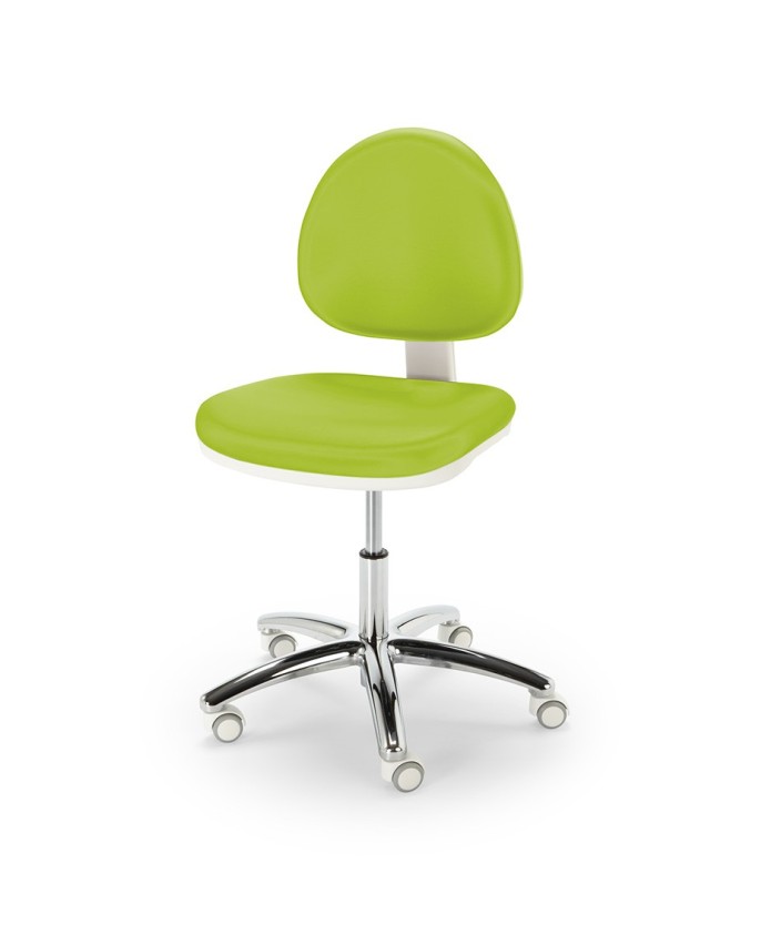 Taburete ergonómico COSMOS con base inox NAMROL