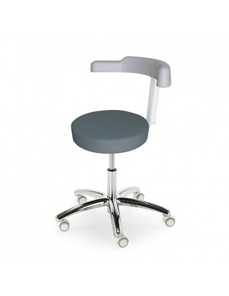 Taburete ergonómico ARMIS Con base inox NAMROL