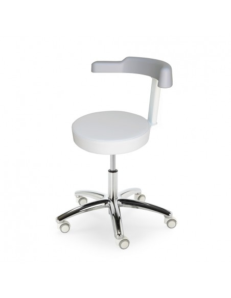 Taburete ergonómico ARMIS Con base inox NAMROL