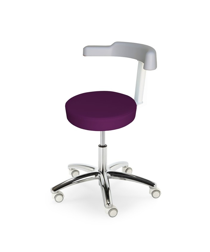 Taburete ergonómico ARMIS Con base inox NAMROL