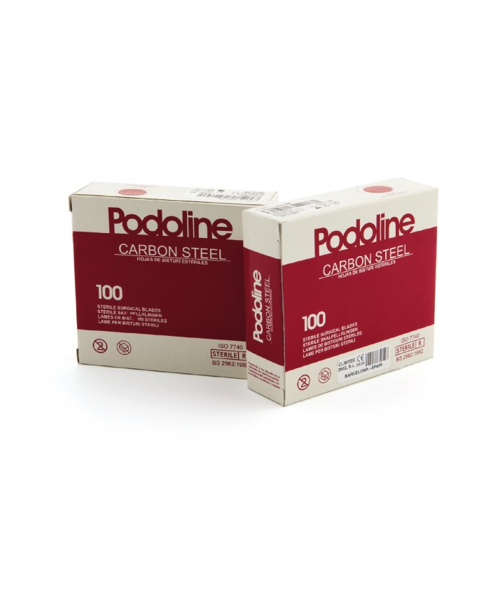 Hojas bisturí PODOLINE Estériles (caja 100 unidades)