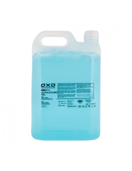 Gel ultrasonidos azul 5000 ml. (botella rígida)