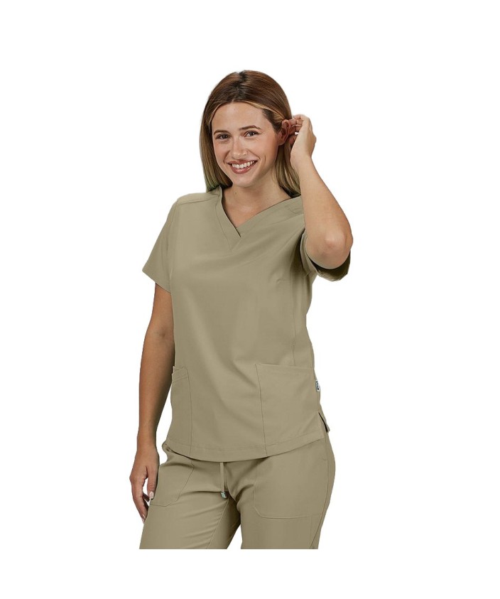 Casaca Mujer Rosalia Microfibra Color Beige Oscuro