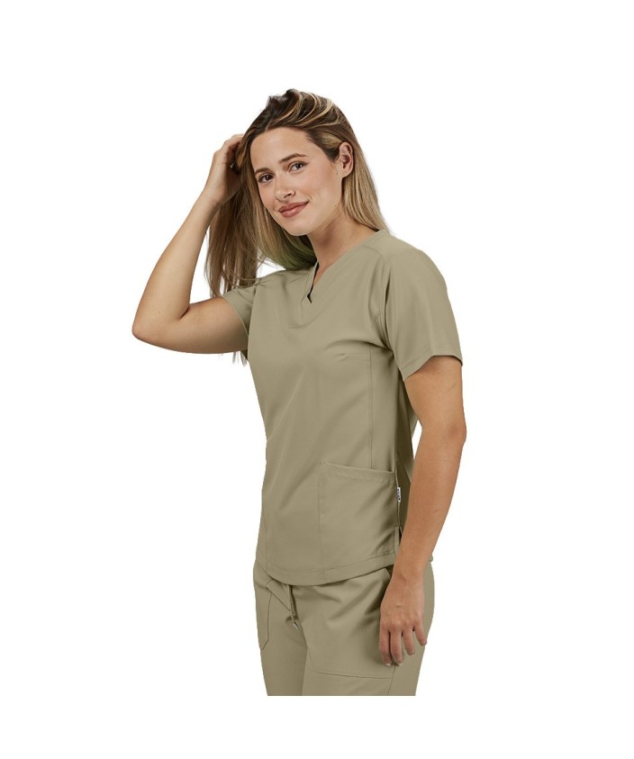 Casaca Mujer Rosalia Microfibra Color Beige Oscuro