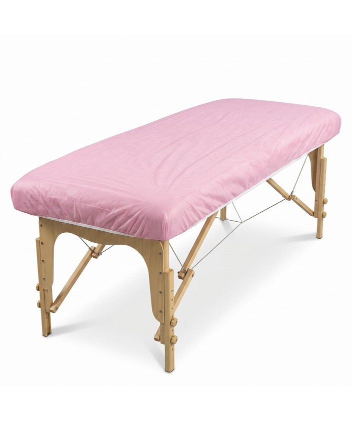 Funda camilla TST 95x220 cm. Rosa 25gr/m2 1 ud.