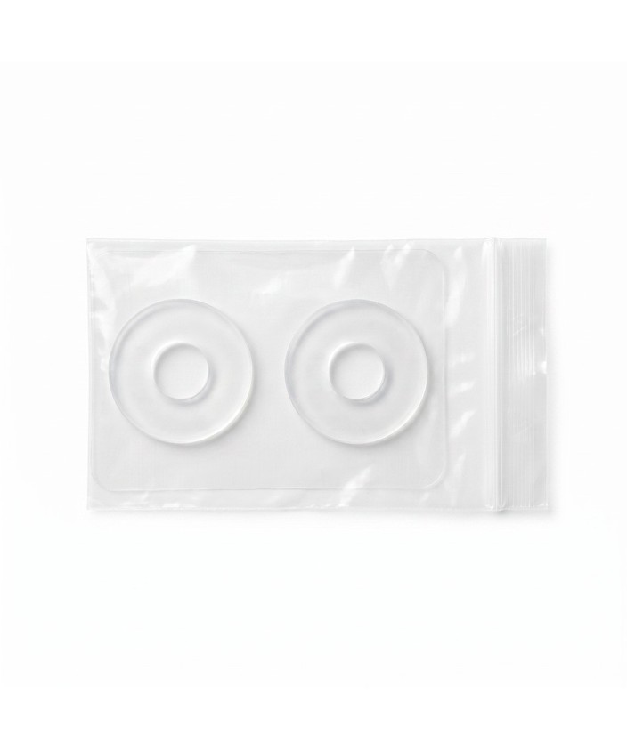 Disco protector redondo silicona durezas (2 uds.)