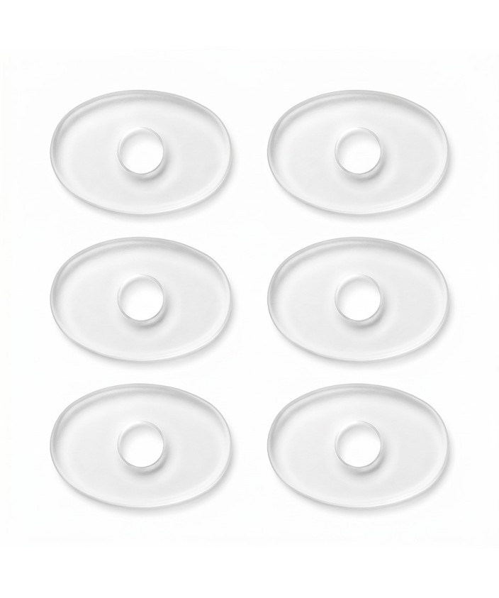 Disco protector ovalado silicona callos (6 uds.)