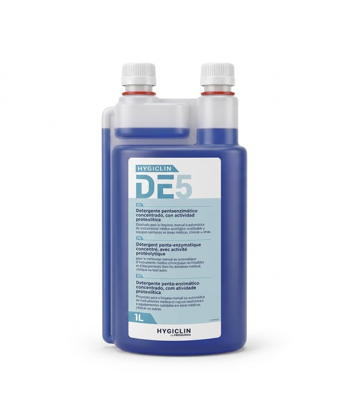 DE5 HYGICLIN Detergente enzimático concentrado 1 l. (5 enzimas)